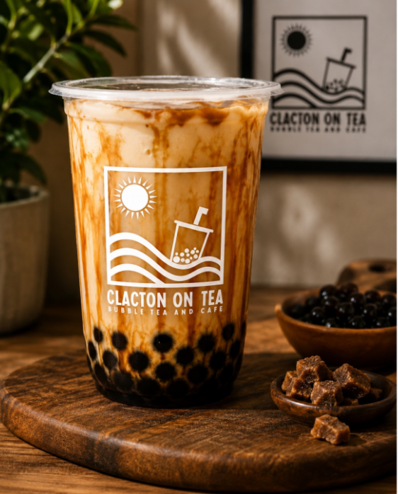 Clacton On Tea Premium Brown Sugar Boba Tea
